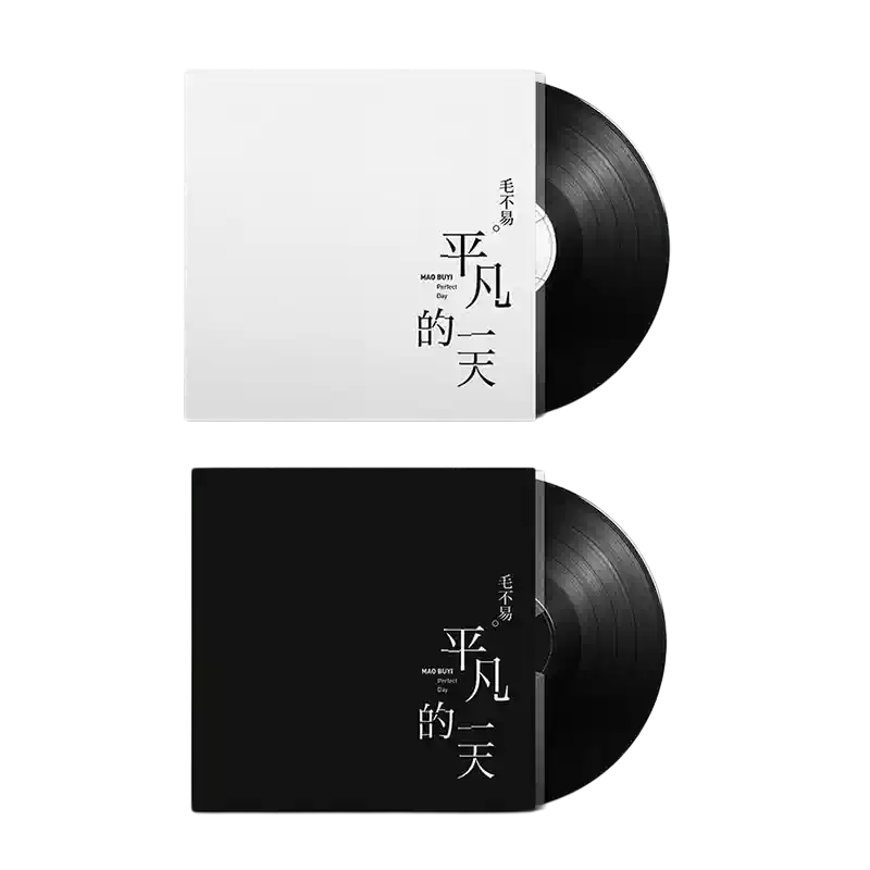 正版毛不易专辑平凡的一天LP黑胶唱片老式留声机12寸碟片唱盘-淘宝