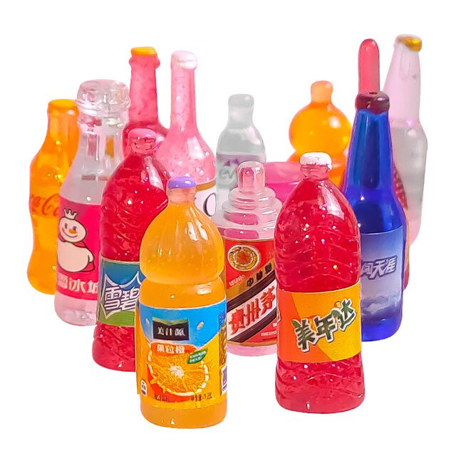 Mini supermarket toys full set of simulated small items for women