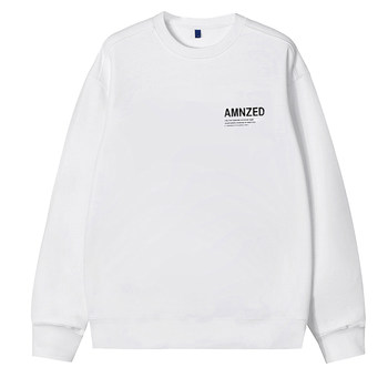 Pure cotton long-sleeved t-shirt men's sweatshirt spring and autumn loose casual round neck autumn clothes t-shirt bottoming shirt top