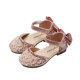 Korean style rhinestone soft sole princess shoes spring style for girls