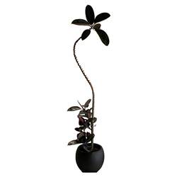 Black Diamond Artificial Green Plant, High-End Living Room Decoration, Floor-Standing Ornament, Indoor Large Potted Plant, Artificial Tree, Biomimetic Plant