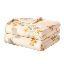 Boyang blanket thickened cover blanket coral velvet blanket nap blanket sofa blanket student office dormitory single winter