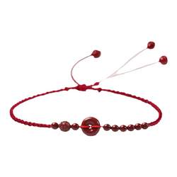 2024 animal year safe buckle anklet anklet transfer bead red rope female animal year new good luck red rope bracelet