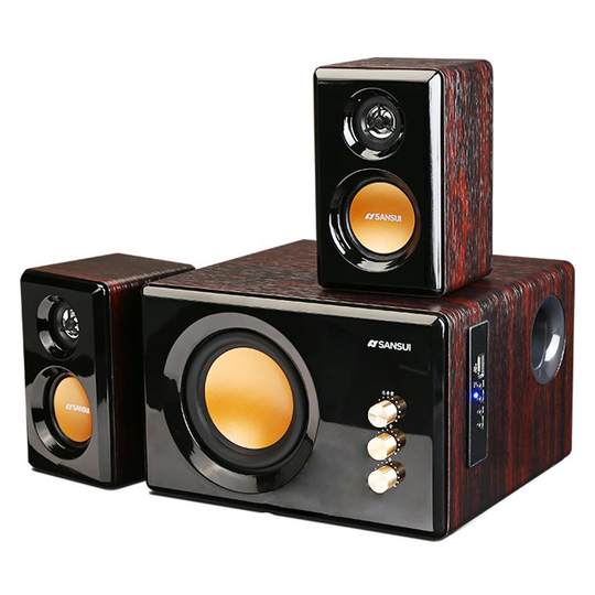 山水32B蓝牙音响台式家用电脑音箱低音炮客厅电视桌面有源大功率