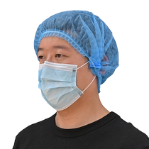 Food safety library thickened disposable strip hat non-woven hood protective hat hair net food hat work hat catering
