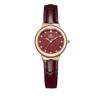 King of authentic red cat ears quartz women's watch