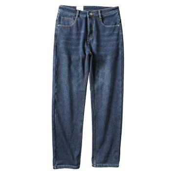 Endurance fleece men's autumn and winter straight jeans