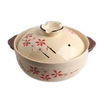 Sheri High face value Japanese style hand painted casserole ceramic saucepan Clay Pot Clay Pot soup Sharppot stew resistant to high temperature