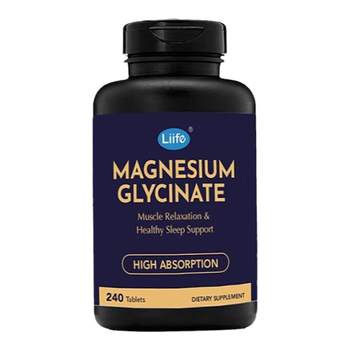 Hong kong direct mail life glycine magnesium supplement cherish magnesium adult magnesium element tablets help sleep and replenish brain calcium