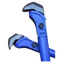 Quick steel bar wrench straight thread multi-purpose pipe wrench heavy-duty torque multi-purpose pipe wrench water pipe pliers tool