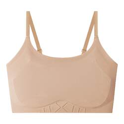 Breathable Vest-Style Bra for Large Busts, Minimizing Effect, Seamless, Non-Binding, Flat-Chested, Anti-Sagging, Shockproof, Breathable, for Sports