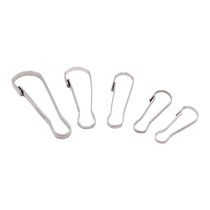 Zhudan buckle pig buckle key curtain lighting pendant accessories extension link explosion-proof net fixed stainless steel hook