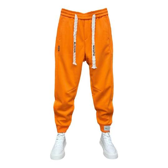 网红同款纯色束脚哈伦裤潮男百搭情侣运动休闲裤青年宽松韩版卫裤