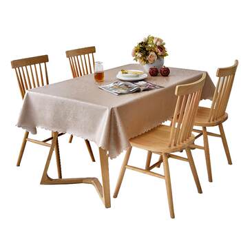High-end european oil-proof and waterproof dining tablecloth High-end european oil-proof and waterproof dining tablecloth