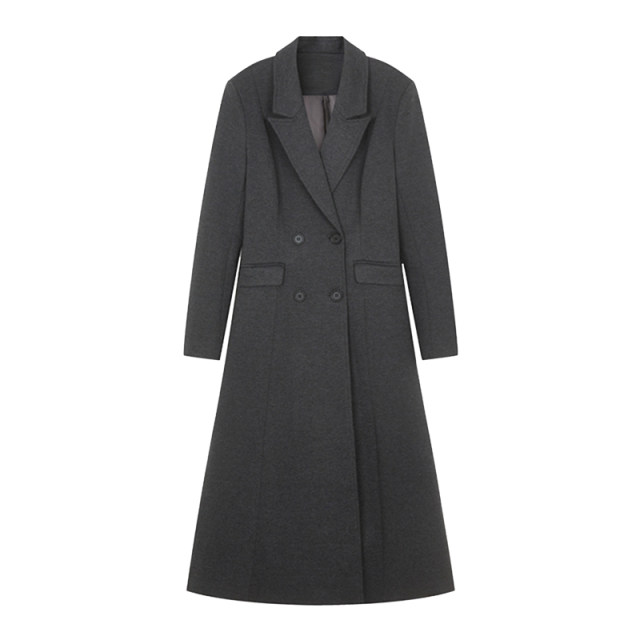 The beautiful queen over the knee Hepburn style waist-helming suit and coat