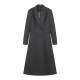 The beautiful queen over the knee Hepburn style waist-helming suit and coat