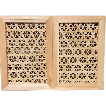 Wicker custom solid wood entrance shoe cabinet household large capacity entrance cabinet storage cabinet door simple modern breathable