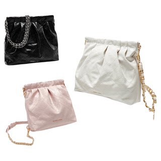 CHARLES&KEITH秋冬女包CK2-40671449链条单肩流浪包托特包婚包