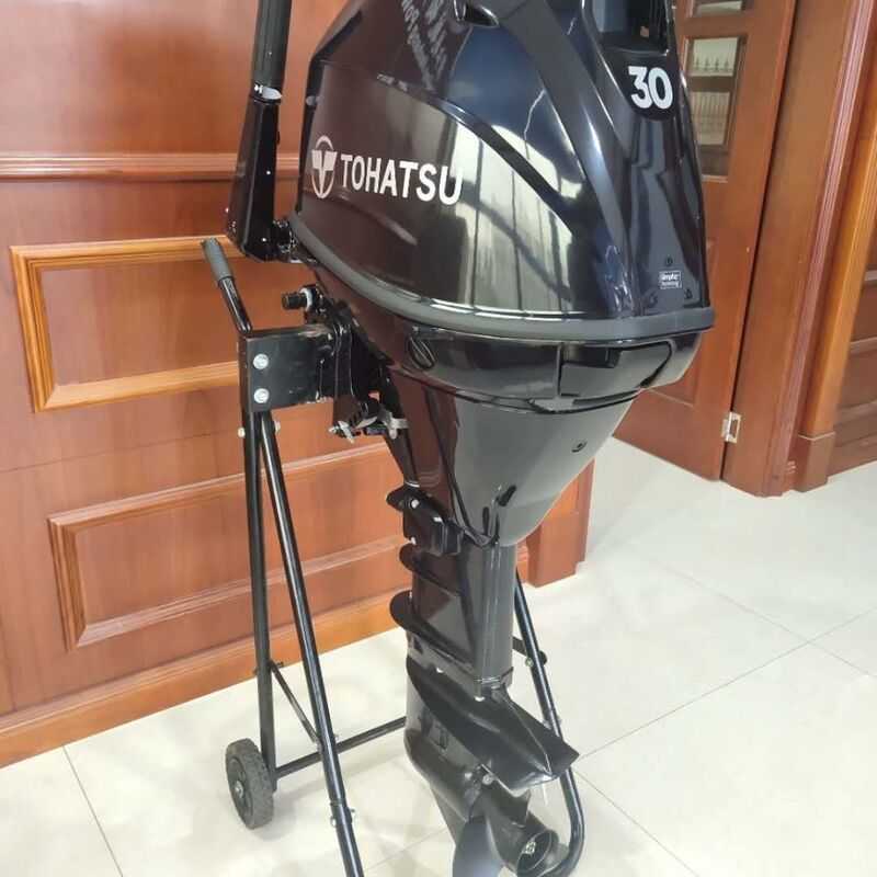 Japan's Tohatsu Original Imported 4-Stroke 30-Horsepower Long Shaft Manual Start Outboard Engine. Outboard Engine Manufacturer