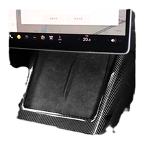 Suitable for Teslas new version of Model 3 carbon fiber center control gear panel instrument panel rearview mirror interior and exterior stickers