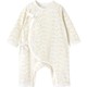 Ying's baby khaki pure cotton crawling suit for all seasons