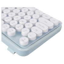 Suitable for Ferris Hand SWEET keyboard protective film MOFII wireless Bluetooth CANDY-M keyboard film dust cover key sticker set retro round keycap desktop computer concave and convex pad key cover