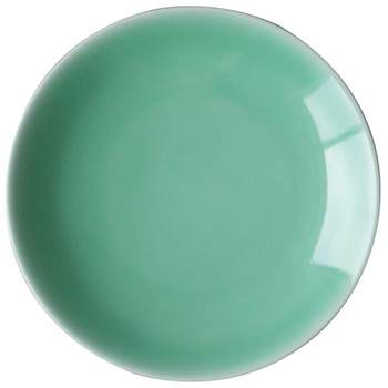 Oujiang longquan celadon tea coaster plain moon plate