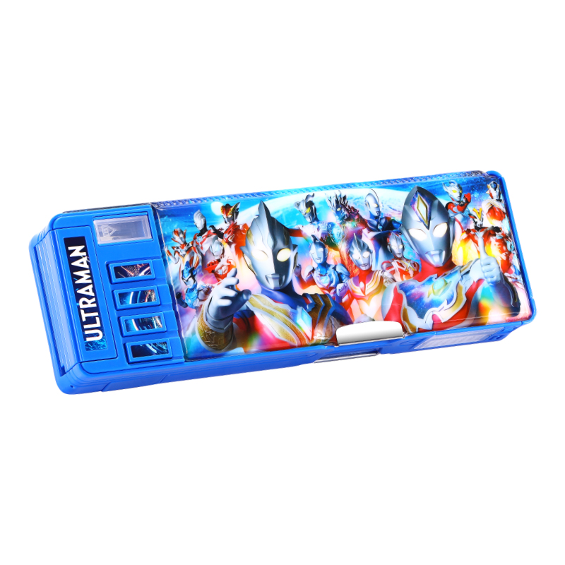 Ultraman stationery box boy's multi-function password children's pencil box mechanism password lock primary school students with male first grade pencil box boys kindergarten toy box pencil bag 2025 new boy