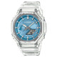 Casio's new octagonal metal transparent waterproof men's watch
