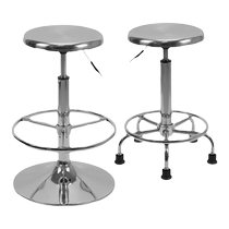 不锈钢凳子升降圆凳餐厅家用实验室椅子高脚凳吧台椅板凳手术室凳