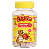 (Self-operated) Ligui Bear Gum Calcium D3 Gummies 60 capsules American childrens nutrition bone health gum protection