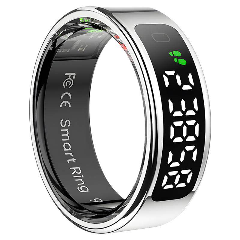 Smart ring message reminder sleep waterproof black technology