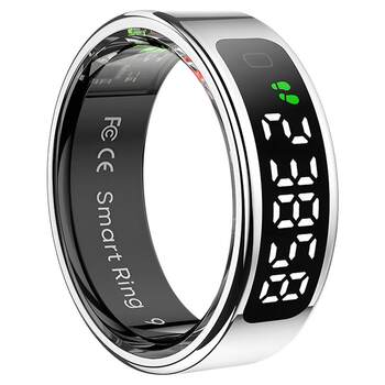Smart ring message reminder sleep waterproof black technology