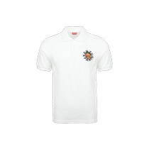 (Self-operated) KENZO new mens cotton creative pattern embroidered lapel casual short-sleeved T-shirt POLO shirt
