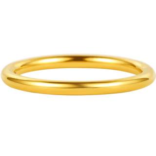Chow Dasheng Gold Ring, Foot Golden Three Lives Three -Senior Sanshi Hand -3D Hard Golden Aperture Tail Ring Send Female Women's Day