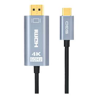 斯格typec转hdmi线手机电脑电视转接线4k苹果安卓笔记本投屏线