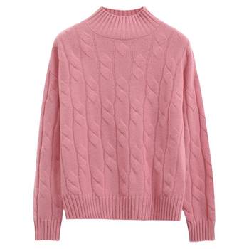 Mihuang's new long-sleeved casual cashmere sweater