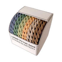 HOUYA rubber band womens hair tie high elasticity does not hurt the hair band rubber band hair tie headband