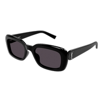 (Self-operated) YSL Saint Laurent sunglasses womens square plate SL M130 F narrow frame anti-UV sunglasses
