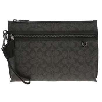 Coach outlet men's trendy all-match fashion clutch bag zipper Coach outlet men's trendy all-match fashion clutch bag zipper