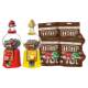 Mm bean red and yellow candy machine bean man machine 640g milk chocolate bean candy children's toy gift