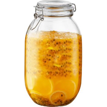 Passion fruit honey lemon sealed jar food grade