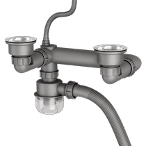 Wrigley kitchen sewer pipe three-way sink drainage three-way anti-odor artifact water distributor joint sink water