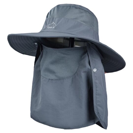 沙漠帽子防晒帽防晒旅行装备遮阳帽户外防沙护脸男女儿童沙漠帽