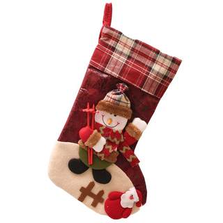 圣诞装饰品圣诞袜挂件圣诞公仔老人雪人礼品袋圣诞树装饰橱窗布置