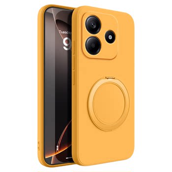 Suitable for redmi note14 mobile phone case redminote14pro+ xiaomi protective case pivot case with stand redmi new 5g silicone not anti-fall por ten men and women plus 145g soft case