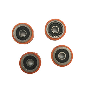 Woodworking machinery accessories fully automatic edge sealing machine high-quality rubber wheel tracking wheel pu profile wheel anti-collision wheel pressing wheel