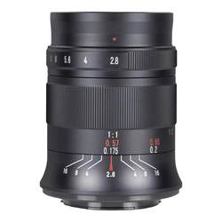 七工匠60mm F2.8二代超微距镜头适用富士X尼康Z30佳能R50索尼松下