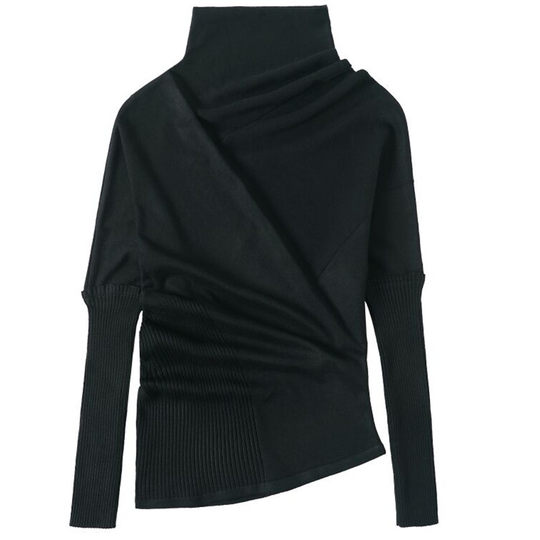 Spring and Autumn sweater asymmetric pullover sweater fashionable