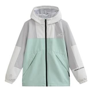 Mizuno美津浓KIDS儿童女登山服套防水防风保暖加绒风衣外徒步秋冬